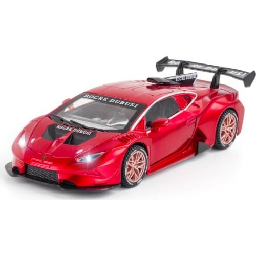 1:32 high simulation street super racing car version HURACAN ST EVO alloy sports car metal decoration childrens toy for gifts