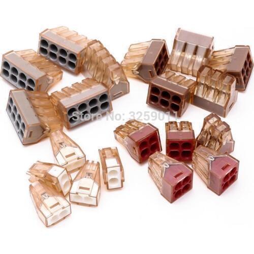 120PCS suyep Push Wire Connector Wall-Nut Assortment Pack PCT-60X/773-60X 16-12 AWG Terminal block