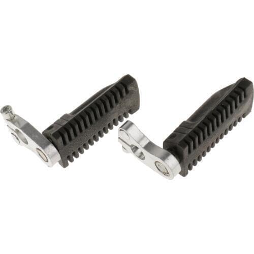 2pcs Silver Black 43cc 47cc 49cc Mini Pocket Bike Pit Bike Footpegs Footrest