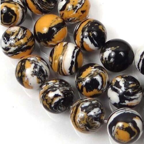 2015 Hot sale new Fashion jewelry Tiger Swirl chalcedony Round Beads 8mm 15" Wholesale and retail