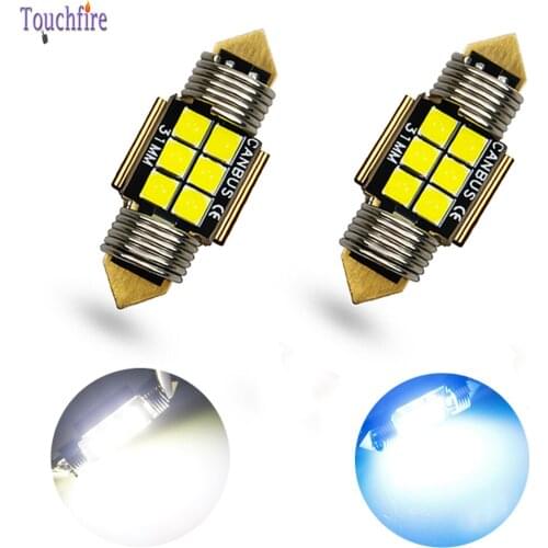 4PCS Festoon 31/36/39/41mm LED Bulb C5W 3030 SMD Canbus Error Free Auto License plate light Interior light Boot light Car light