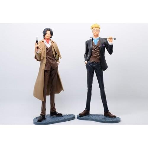 Anime O.n.e.P.i.e.c.e Treasure Detective TCWJ Marco Ace Doll Boxed Figure 23-24cm
