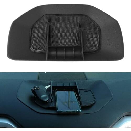 Car Dashboard Storage Box Phone Holder Tray Mat for Toyota 2014 2019 2020 2021, Skid-resistance