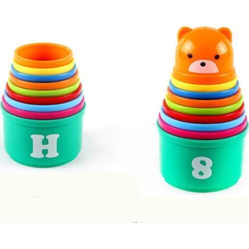 Children Educational Toy Stacked Toy Stacked Bowl Board Game