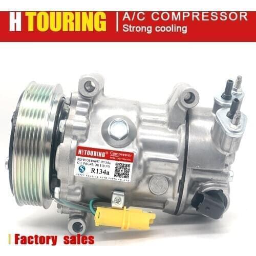 For peugeot 307 compressor Peugeot 2008 207 208 308 3008 307 508 407 5008 607 9651911480 9659875780 96598758 9659875880 6453 QJ