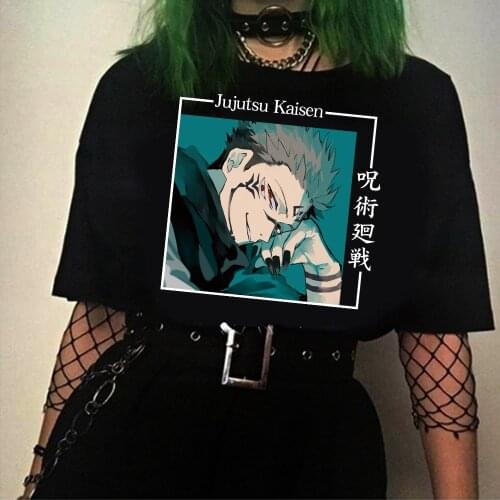Anime Jujutsu Kaisen Graphic Tee Shirts Short Sleeve Women Men Casual T-Shirt Harajuku