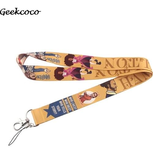 J1935 Fashion Cartoon Neckneck Lanyard Key ID Card Gym Mobile Phone Strap Multifunction Decoration