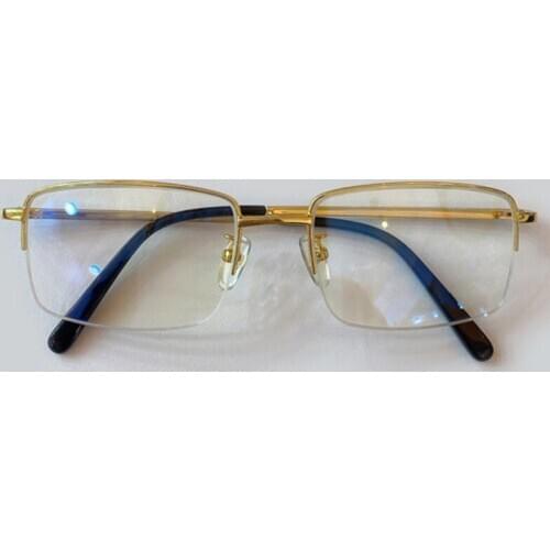 Classic Metal Glasses Frame Women Retro Brand Rectangle Glasses Frame Men Eyeglasses