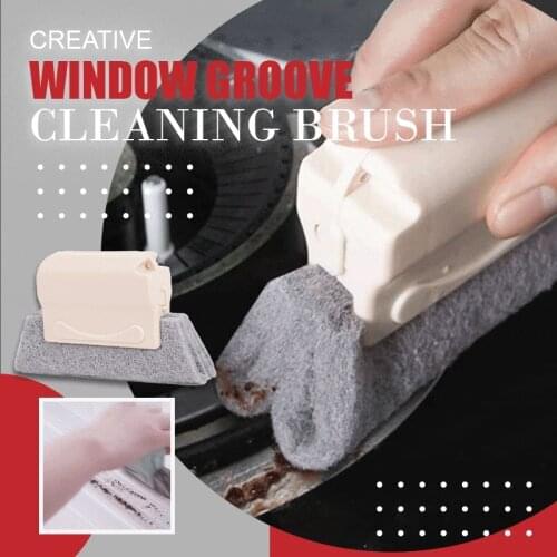 Creative Groove Cleaning Brush Magic window cleaning brush-Quickly clean all corners and gaps