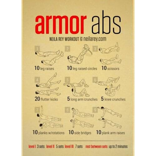 Lot style Choose Abs Workouts Painting Art print Silk poster Home Wall Decor