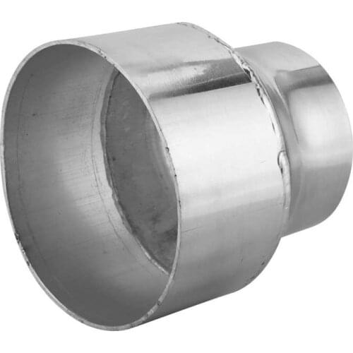 Exhaust Coupling Pipe 3in OD to 4in OD Aluminum Universal Reducer Pipe Exhaust Tip Adapter Connector Exhaust Reducer Pipe