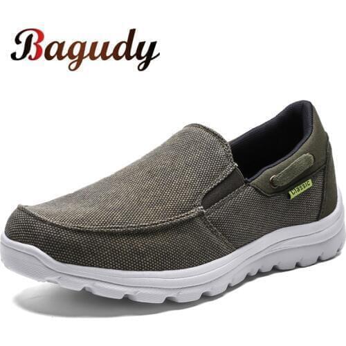 Summer Men Breathable Canvas Mens Shoes Fashion Jeans Casual Men Vulcanized Shoes Oxfords Lazy Shoe Man Sneakers Big Size 39-48