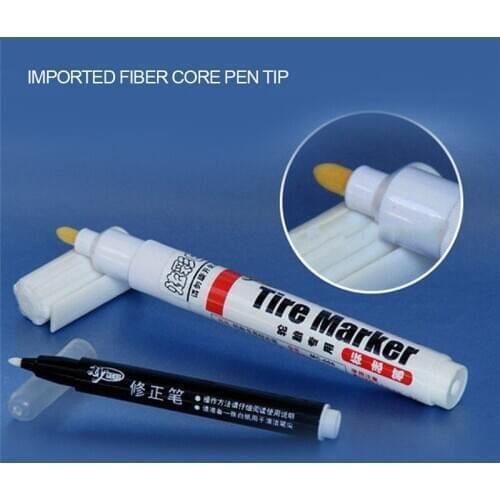 2020 Newest DIY Paint Pen Cool White Large Volume Letter Touch up Marking Pen Marker For Car Tires Automotive car-styling