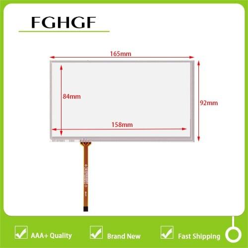 New 7inch 4wire 165mm*92mm Resistance Touch Screen Panel Digitizer Glass Sensor For Pioneer AVH-5780TV