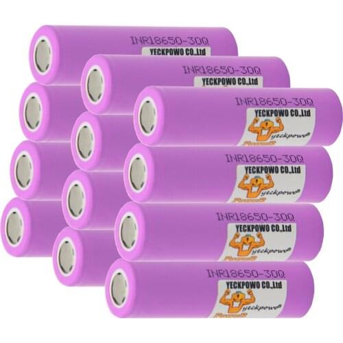 Rechargeable li-ion battery INR18650 30Q ion batteries lithium rechargeable 30A 10C high drain 3000mah 3.7V / 18650 charger