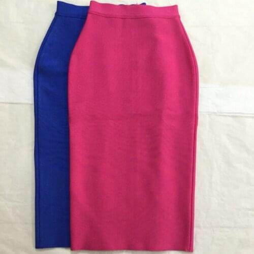 Sexy Bodycon Bandage Skirt Womens Knee Length Pencil Skirt