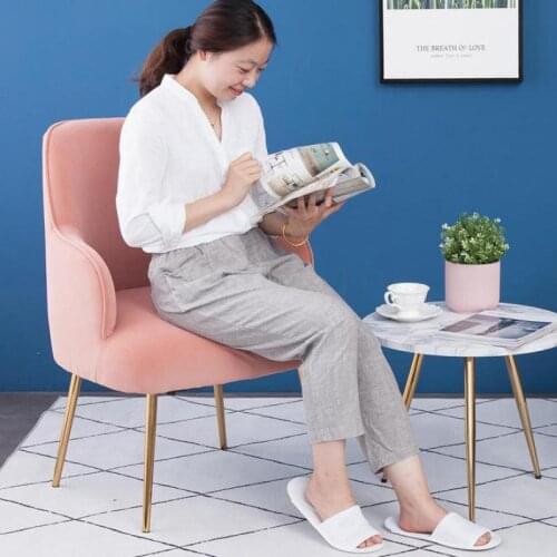 Nordic Single Sofa Ins Lazy Light Luxury Mini Balcony Table Chair Net Red Wind Three Piece Bedroom Small Sofa Chair