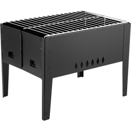 35X24x25cm Folding Lightweight Portable Barbecue Charcoal Mini BBQ Grill Outdoor Patio Camping BBQ Party Cooking Tools