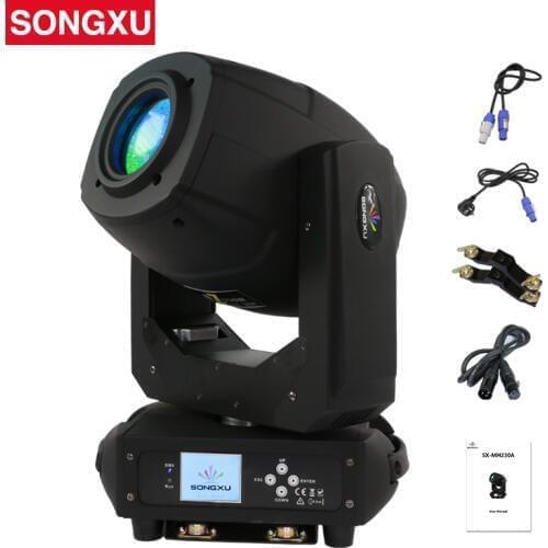 230W LED Moving Head Light Spot Zoom Lyre Rotation 6+5 Two Effect Prism Moving Head for DJ Nightclub Party Light/SX-MH230A