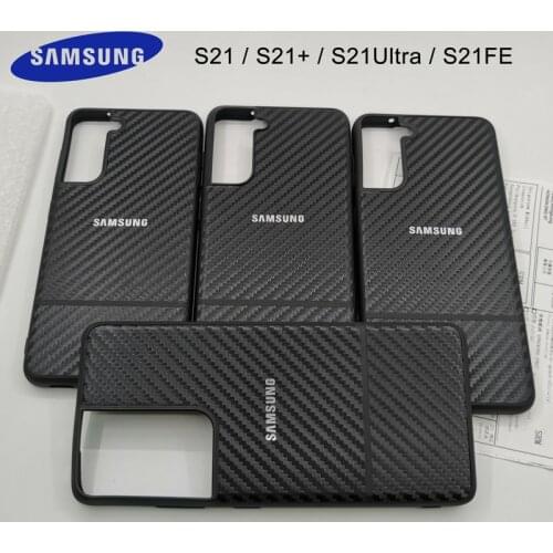 Carbon Case For Samsung Galaxy S20 S21 Plus note 20 Ultra S20FE S21+ Silicone Cover Galaxy S21Plus S21Ultra s21+ Protective Case