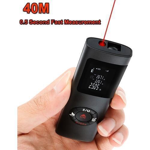 40M Smart Handheld Rangefinder Digital Mini Laser Distance Meter Trena Laser Portable Measurement Device USB Chargng Rangefinder