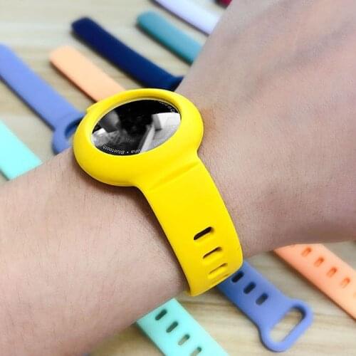 For Apple Airtags Location Trackers Retainer case high-quality Solid Silicone Anti-lost wristband strap Protective Cases