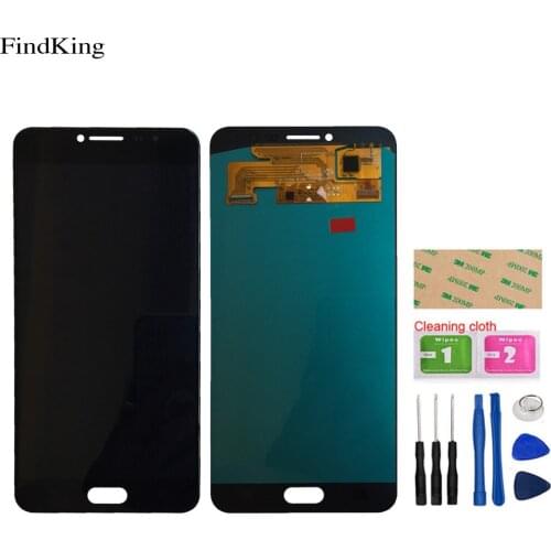 5.5" OLED LCD Display For Samsung Galaxy C7 C7000 SM-C7000 Touch Screen Digitizer LCD Display Assembly Repair Parts Sensor Tools