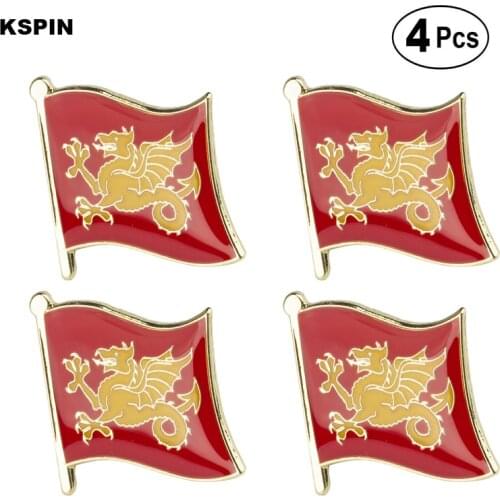 WESSEX Lapel Pin Flag badge Brooch Pins Badges 4pcs