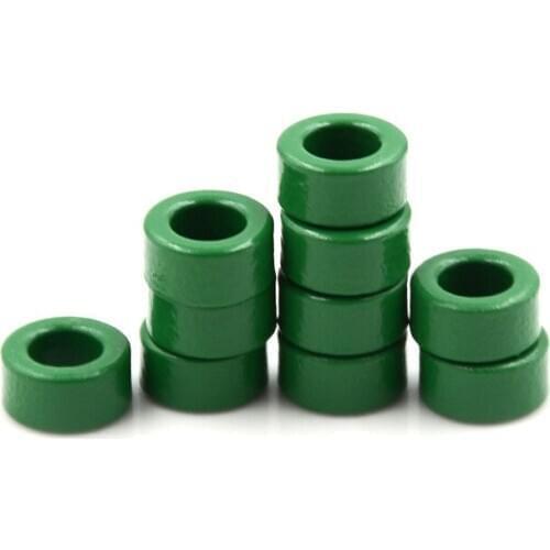 10 Pcs/lot Inductor Coils Green Toroid Ferrite Cores 10x6x5MM