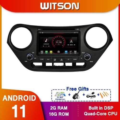 WITSON 2 din Car Radio GPS Android 10 Multimedia Player audio Navigation Android 10 For HYUNDAI I10 2016