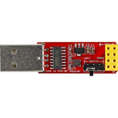 BAAQII USB to ESP8266 ESP-01 Serial Wi-Fi Adapter Module CH340G driver AA3470X50
