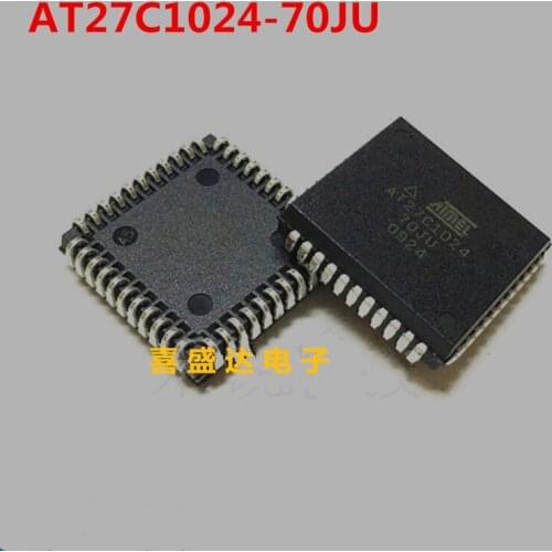 Free shipping 5PCS AT27C1024-70JU AT27C1024-70 AT27C1024 PLCC44