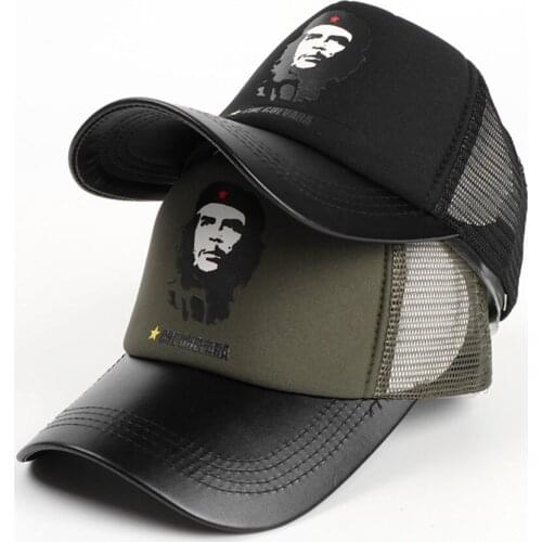 Fashion Che Guevara Printed Baseball Caps Men Women Unisex Trucker Hat Summer Cotton Mesh Cap Dad Hat Hip Hop Gorras Sun Hats