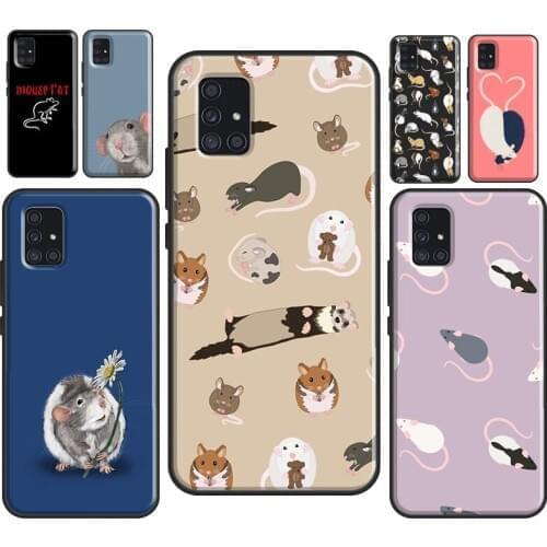 Mouse Rat For Samsung A51 A71 A11 M21 M31 A31 Case For Galaxy A50 A40 A10 A30 A70 A20e A21S Cover