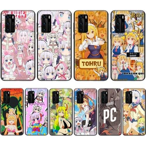 Dragon Maid Anime Cute For Huawei Nova 5i P Smart 2021 2020 Z S Plus Mate 40 RS 30 20 10 Pro Lite 2019 2018 Phone Case