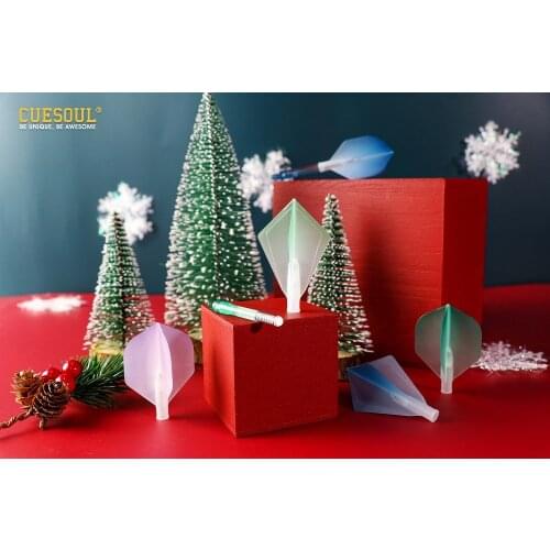 CUESOUL TERO AK4 Dart Flights Standard Shape Graduated Color,Set of 3 pcs