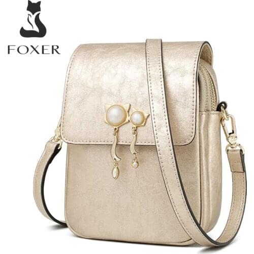 Женские черные клатчи FOXER China At AliExpress