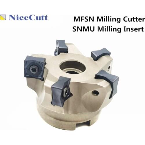 Milling Cutter MFSN Fast Feed Milling Holder Face Milling Bar For SNMU130508EN Inserts High Speed Milling Cutter Freeshipping