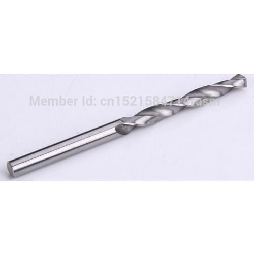 KLOT 2pcs HRC50 Solid Carbide Twist Drill Bit 2.1 2.2 2.3 2.4 2.5 2.6 2.7 2.8 2.9 3mm Overall Length 75mm,100mm,120mm