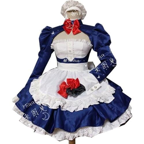 2021 Anime High Rise Invasion Fuku Kamen Cosplay Costume Sexy Maid Dress Apron Full Suit Halloween Carnival Costumes