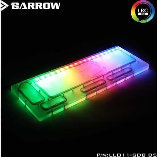 Barrow PC water cooling waterway plate channel integrated board for Lianli O11 computer case 5V Compatible pump LLO11-SDB D5