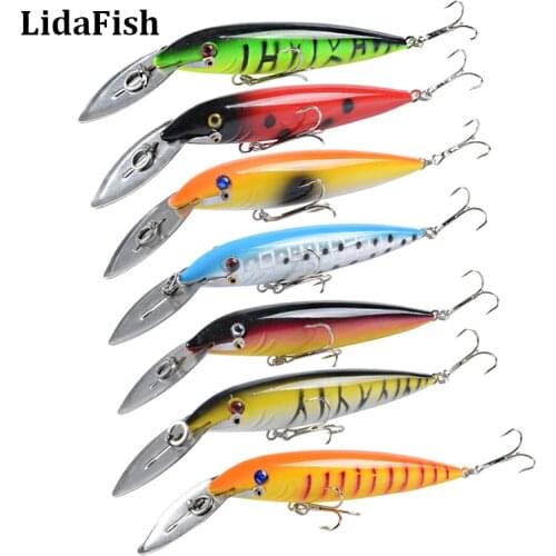 LIDAFISH Brand Wobblers For Trolling/Pike/Minnow Fishing Lure/Tackle Swimbait Fake/Artificial/Big Bait Hard Lures
