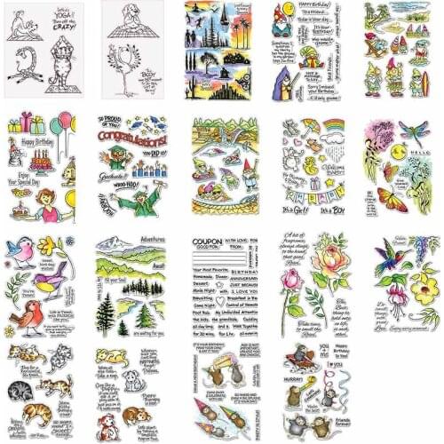 Celebrate Friends You + Me Hot New Transparent Silicone Clear Stamp For Scrapbooking DIY Craft Decoration Soft Stamp Photo Album