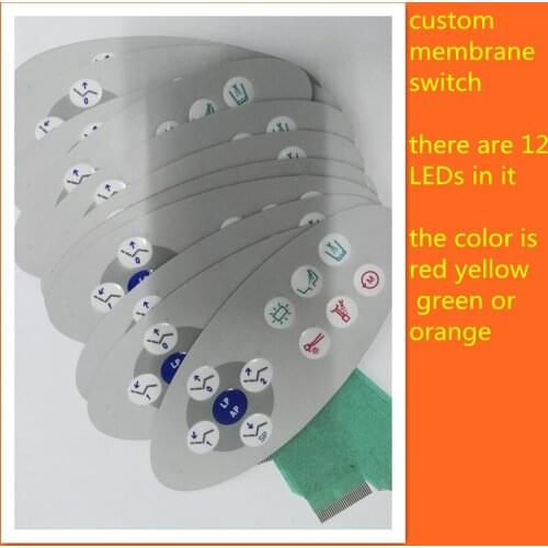 Custom membrane switch contral panel membranekeypads customswitch