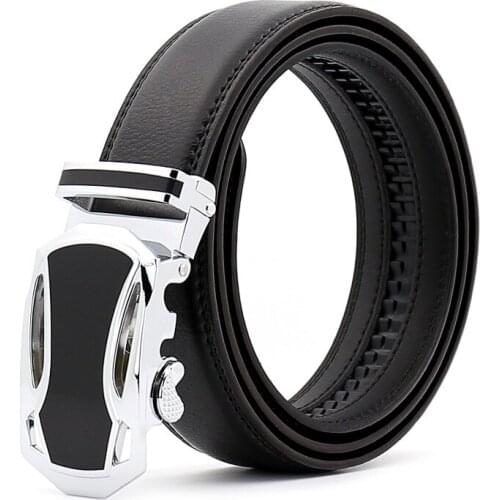 Famous Brand Belt Men Top Quality Genuine Luxury Leather Belts for Men,Strap Male Metal Automatic Buckle mens belt LY155-8888-1