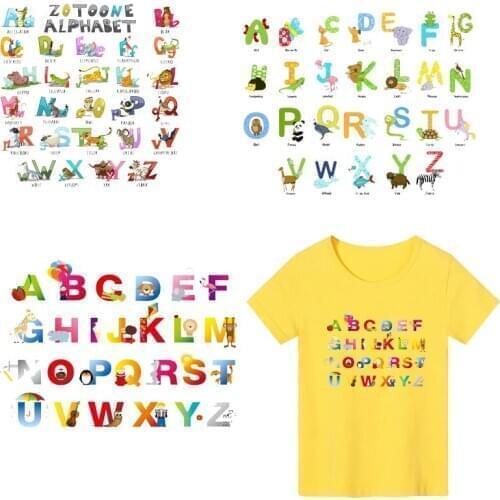 Letter Stickers on Clothes Iron on Patches for Clothing DIY Decor backpack Kids Heat Transfer Idea Stranger Things for T-shirts