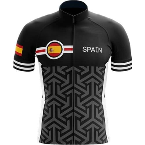 SPTGRVO New 2020 Cycling Jersey Men Spain/Belgium/Switzerland Bike Jersey Road MTB Bicycle Clothing Sportswear Racing Tops Shirt
