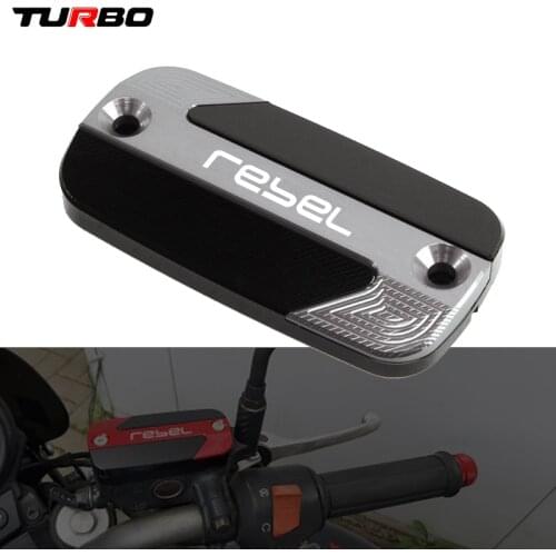 New For Honda Rebel 300 Rebel 500 2017-2020 2019 2018 CNC Front Brake Fluid Reservoir Cover Oil Tank Cap Motorcycle Accessories