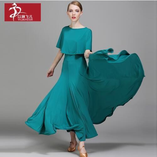 New design Ballroom Dance costumes Woman Modern Waltz Tango dress /standard dance clothes 1730