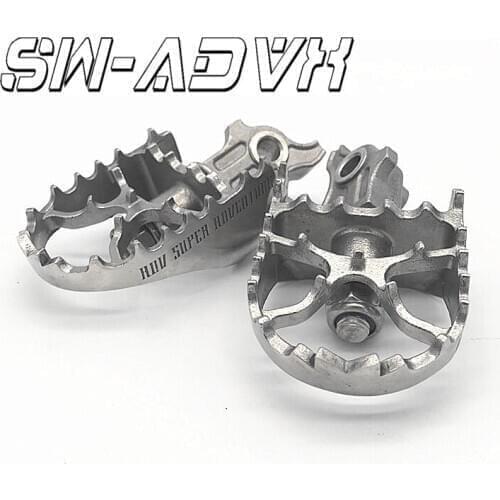 304 stainless steel rotatable pedal for Honda CRF250R/X/450R/X 2002-2020